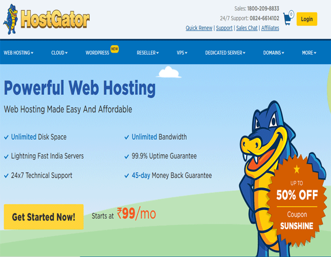 Coupons for Hostgator