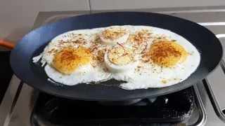 HOW TO MAKE Easy Half Fry Eggs Omelette RECIPE | 11:55 AM